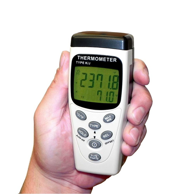 Sper Scientific 800007 2 Channel Thermocouple Thermometer, Type K/J