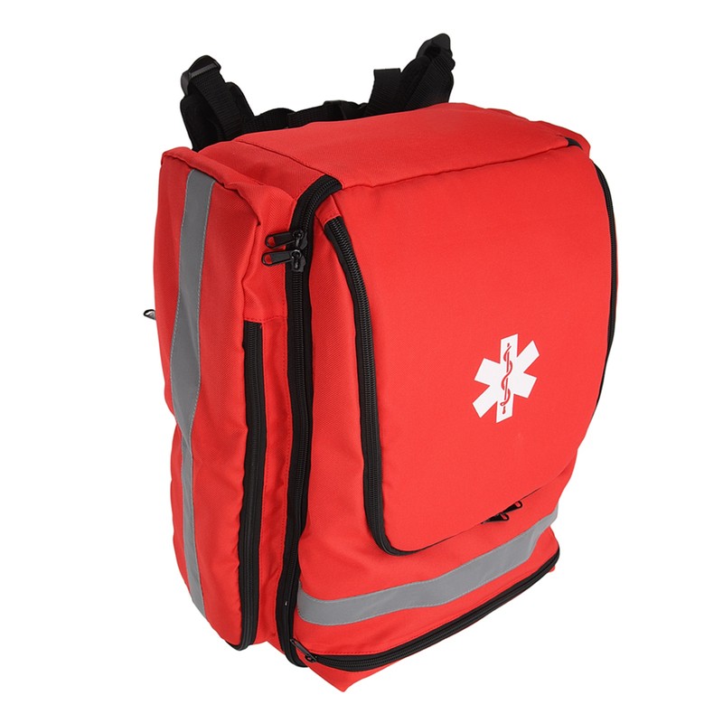 Red Firefighter Bag Large Capacity First Responder Bag Durable Emergency
