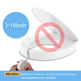 Universal Pee Deflector for Toilet Seat with Toilet lid Lifter, Toilet Splash Guard Prevents Kids and Adult from Peeing Splash (Large, 2, Count)