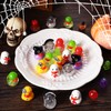 GGSTDDU 72Pcs Halloween Mini Ducks Pumpkins Resin Figurines Decor