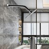 NearMoon Shower Arm with Flange, Made of 304 Stainless Steel