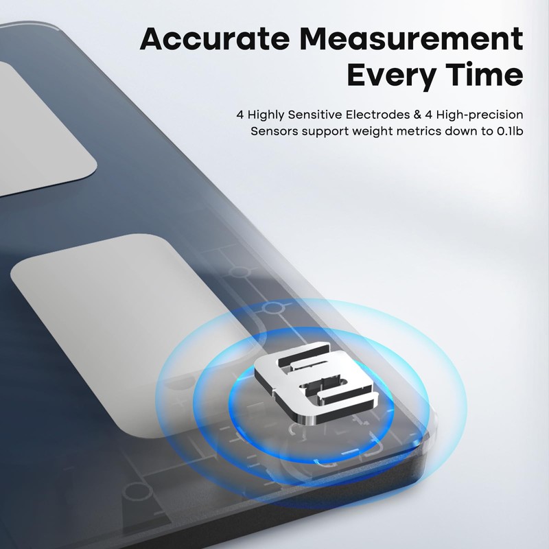 GE Smart Scale for Body Weight, BMI, Fat, Muscle Mass,