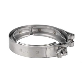 Turbo Exhaust Clamp Hose Clamp Rustproof Long Life for 2.5" Rings/Flanges