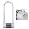 5 Digit Combination Alloy Padlock,U-Shape Security Code Lock Extra Long