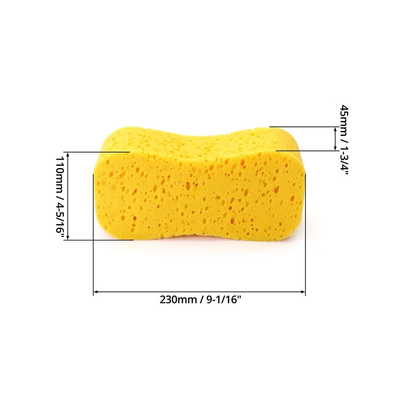 QWORK® 3 Packs Car Wash Sponges, Cleaning Sponge, Car Sponges