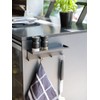 WENKO Ima Magnetic Hook Rack with Shelf, Metal with 4
