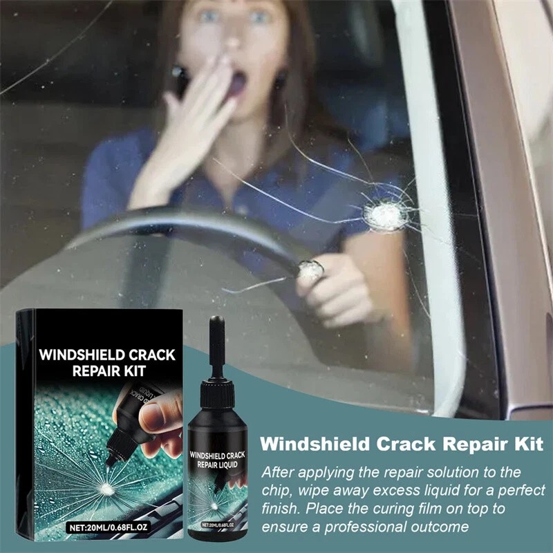 Automotive Glass Repair Kit Fluid Fix Car Windshield Resin Chip