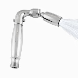 High Sierra® Solid Metal Handheld Shower Head, Lead-Free. Patented Nozzle Never Clogs. Trickle Valve. Shower Hose and Holder Not Included. Ultra Low Flow 1.5GPM. Polished Chrome Finish