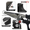 SAMSFX 6.5’’ Fishing Scissors with Non-Slip Grip Handles and Micro