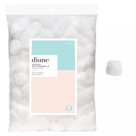 Diane 얼굴용 다이앤 100 순면 볼 메이크업 제거 매니큐어 일상적인 가정용 응급처치 동물 실험 없음 저자극성 [100 Count (Pack of 1)] Diane 100% Cotton Ball Makeup Remover for Face, Everyday Household Use, Emergency Care, No Animal Testing, Hypoallergenic [100 Count (Pack of 1)]