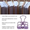 80 Pcs Binder Clips 19mm Powerful Clamping Force Durable Metal
