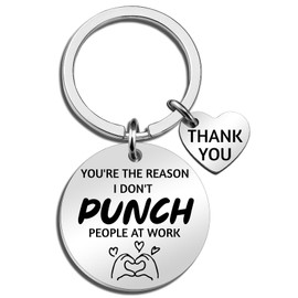 Cxulquvs Friends Gifts for Women Funny Office Gifts for Best Friends Work Besties Coworker Female Thank You Keychain for Boss Lady Friendship Gift for Woman