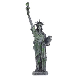 PRETYZOOM Statue of Liberty Ornament Resin Small Statue 7.8 Inch Fish Tank Decoration New York City Decor Small Tabletop Decor Aquarium Accessories