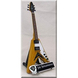 Joe Bonamassa Miniature Guitar with Guitar Pick