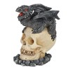 Incense Cone Burner | Black Dragon & Skull By Ann