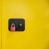 Guliffen 2 Pack Aluminum Locker Lock with Key, Pad Lock