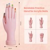 Practice Hand for Acrylic Nails Kit: Fake Hand for Nail