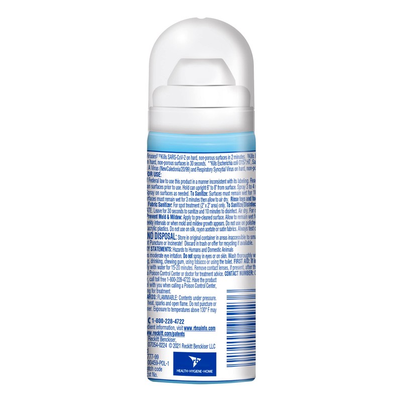 Lysol To Go Disinfectant Spray, Crisp Linen, Travel Size -