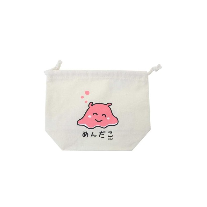 Oekaki-san Series [Drawstring Bag] Gusseted Kinchaku / Mendako