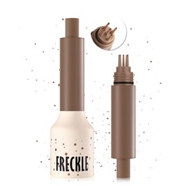 Freckle Stamp Cushion, Vivid Natural Faux Freckles Pen, Long Lasting Waterproof Quick Dry Lifelike Fake Freckle Stamp Pencil, Get Sun-kissed Stars Makeup in One Press, Makeup Gift for Women Girl-04