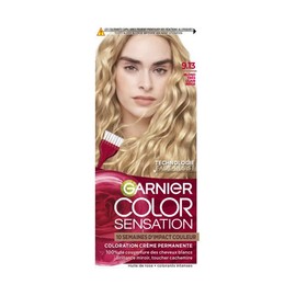 Garnier Color Sensation Hair Colour, Very Light Blonde Beige 9.13, Permanent Cream Dye, for All Hair Types, Colour Up to 10 Weeks & Covers White Hair 100%