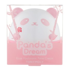 TONYMOLY Panda’s Dream Rose Hyaluronic Face Cream – Hydrating Moisturizer for All Skin Types – Calms, Soothes & Softens Skin – Korean Skincare, 5 oz