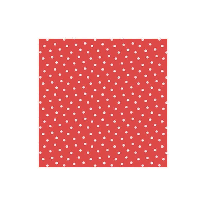 Andover Lovebirds 9864 R Red Dots