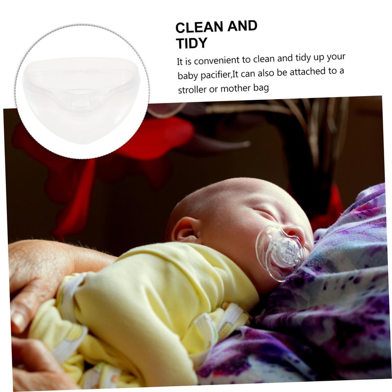 Abaodam Pacifier Holder Case 10pcs Pack Pacifier Shield Case Pp