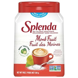 Splenda No Calorie Tabletop Monk Sweetener Granulated, 540g Jar
