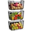GGIU Magnetic Shelf for Fridge - 3 Pack Fruit &