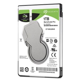 Seagate BarraCuda Pro 1TB Internal Hard Drive Performance HDD – 2.5 Inch SATA 6 Gb/s 7200 RPM 128MB Cache for Computer Desktop PC Laptop, Data Recovery – Frustration Free Packaging (ST1000LM049)