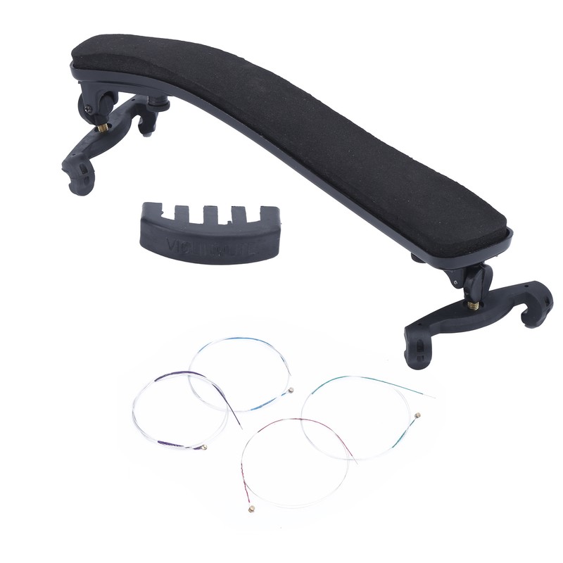 3 in 1 Violin Parts Kit Shoulder Rest Mute String