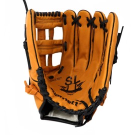 SL-127 RH braun Baseball Handschuh, Schweinsleder, Outfield, Größe 12,7" (inch) (für Linkshänder, wird an der rechten Hand getragen)