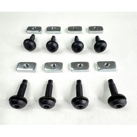 2007 to 2019 Jeep Wrangler JK Hard Top Torx Screw & Nut Kit / 8 Torx Screws & 8 Nuts
