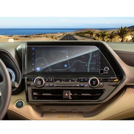 Coleya 2023 2024 2025 Highlander Screen Protector for Toyota Highlander (Limited/Platinum/Bronze Edition/XLE/XSE) 12.3-inch Touchscreen, 9H Tempered Glass 2024 2025 Highlande Hybrid Accessories 12.3"