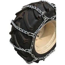 TireChain.com 20x8x10, 20x8x8 4-Link Heavy Duty Tractor Tire Chains Set of 2