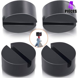 Swpeet - Juego de 4 adaptadores de almohadilla para gato de 2 a 4 toneladas de goma universal Sparta para piso ranurado de marco para soldadura