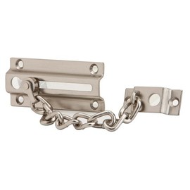 SCHLAGE Ives by Schlage 481F15 Chain Door Guard, Satin Nickel