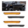 HECASA 4Pcs LED Side Marker Lights Compatible with 2020-2024 GMC