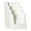 DIN A5 table brochure stand with four levels, flyer stand,