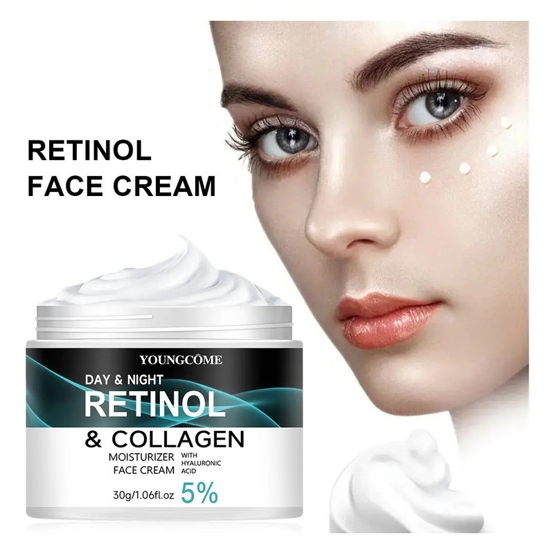 Crema Reafirmante Antiedad Retinol 5 Ácido Hialurónico 60g
