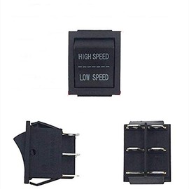 weelye 2 Pcs Kids Ride On Car High Speed Low Speed Switch Accessories, Children's Electric Powered Ride On Toys Car Replacement Parts