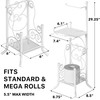 Simple Houseware English Style Bathroom Toilet Tissue Roll Holder Stand