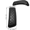 WOWTK Hard Saddlebag Lid Bra/Covers fits for Harley 2014-2024 Touring