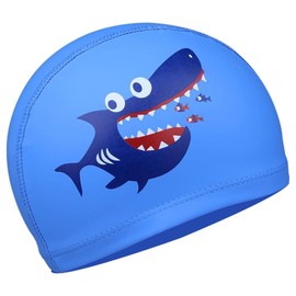 GWAWG Swimming Cap Kids,Swimming Caps,Kids Swimming Caps,Swimming Caps for 4-10 Years Old, Stretchy Swimming Hat Kids Boys Girls Teens