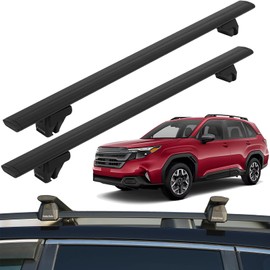 FelicValo FelicValo 53” All Metal Roof Rack Cross Bars Universal Fit Raised Side Rails, 260lbs Heavy Duty Aluminum Roof Racks Extended for Rooftop Cargo Carrier Bike Kayak Luggage