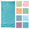 Nova Blue Tropical Turkish Beach Towel (35 x 67) –