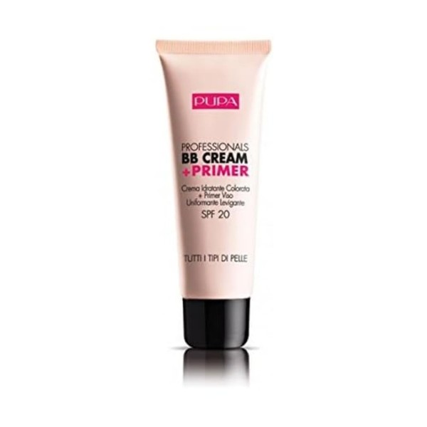 Pupa Milano Professionals BB Cream Plus Primer SPF 20-001 Nude - All Skin Types for Women 1.7 oz Makeup