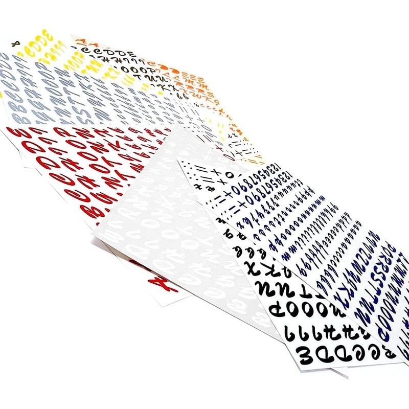 Kit de letras adhesivas, amarillo
