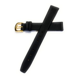 Hadley Roma LS831 12mm Regular Black Genuine Calfskin Ladies Watch Band